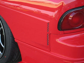 GT Rear Wide Fenders for S13 Hatchback, 30mm or 50mm, Rear, Glare