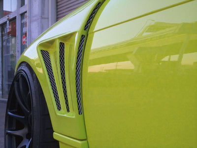 GT Wide Fender, Front for S14 Kouki, 30mm or 50mm Glare - 0