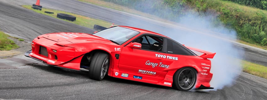 Wisteria Full Aero Kit & Rear Wing for S13 Hatchback, FRP | Kurumaya ...