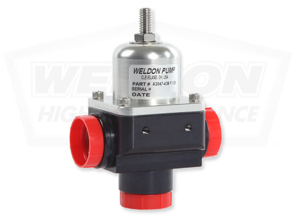 Weldon A2047 ハイフロー バイパス式フューエルプレッシャーレギュレーター 12GPM以上 28〜120psi A2047-438-T-120