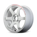 RAYS VOLK RACING TE37 SONIC TIME ATTACK EDITION White/REDOT (WR)