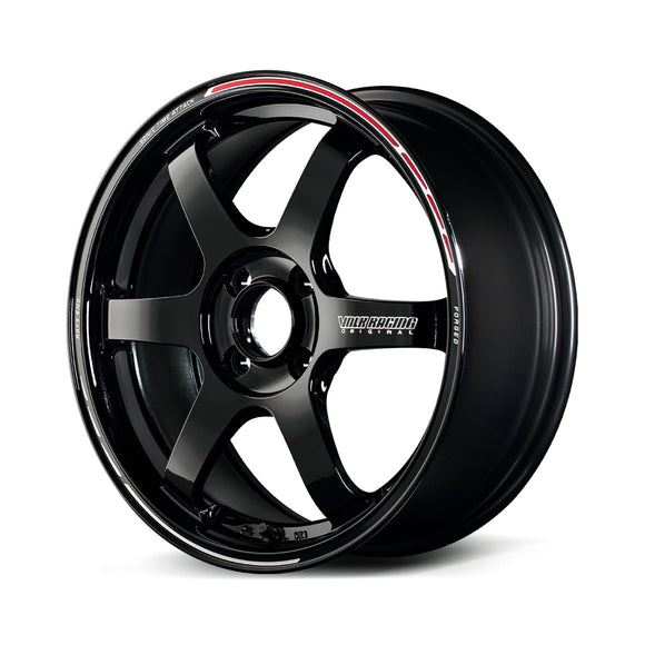 RAYS VOLK RACING TE37 SONIC TIME ATTACK EDITION Black/REDOT (KR)
