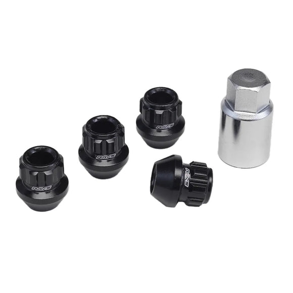 RAYS 17HEX RACING LOCK NUT SET L25 LONG TYPE