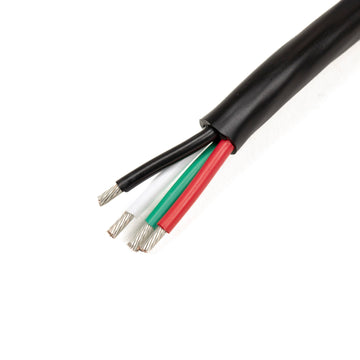 18ga 4芯 TXL ワイヤー PVC シース付き（1フィート単位）