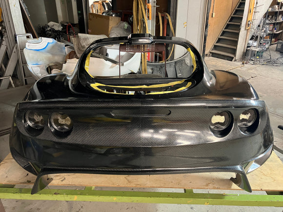 Rear Clamshell for Lotus Exige S2 (2004–2011) – FRP or Dry Carbon