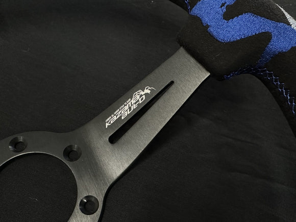 KAZAMA 34Φ Semi-Deep Steering Wheel D70 (Camo Blue) – image 2