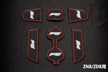 KAZAMA Interior Rubber Mat Set (Glow-in-the-Dark Logo) – Toyota 86 ZN6 / GR86 ZN8 / Subaru BRZ ZC6 / ZD8 – image 2