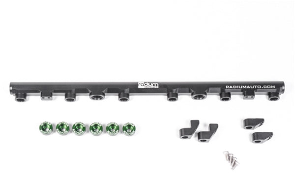 トップフィード（上挿）フューエルレール Toyota 2JZ-GTE (VVT-i / Non-VVT-i)｜Radium Top Feed Fuel Rail for 2JZ-GTE
