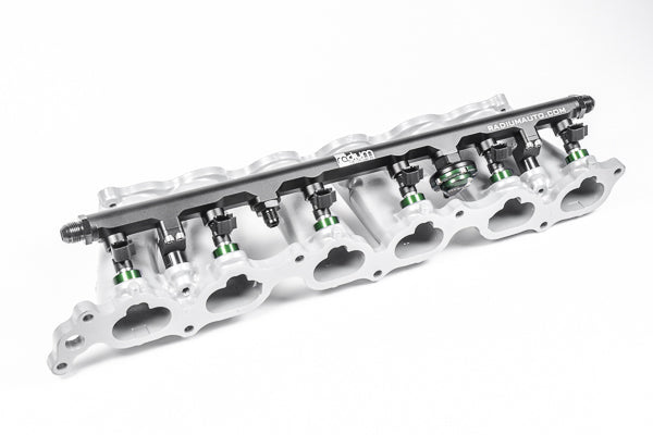 トップフィード（上挿）フューエルレール Toyota 2JZ-GTE (VVT-i / Non-VVT-i)｜Radium Top Feed Fuel Rail for 2JZ-GTE