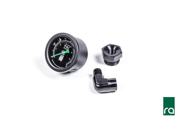 Fuel Pressure Gauge 0–100psi / 0–6.9bar（ラディウム フューエルプレッシャーゲージ 0–100psi / 0–6.9bar）