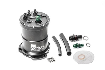 外部ポンプ（アウトポンプ） コレクタータンク | Fuel Surge Tank for External Pumps (Radium Engineering)
