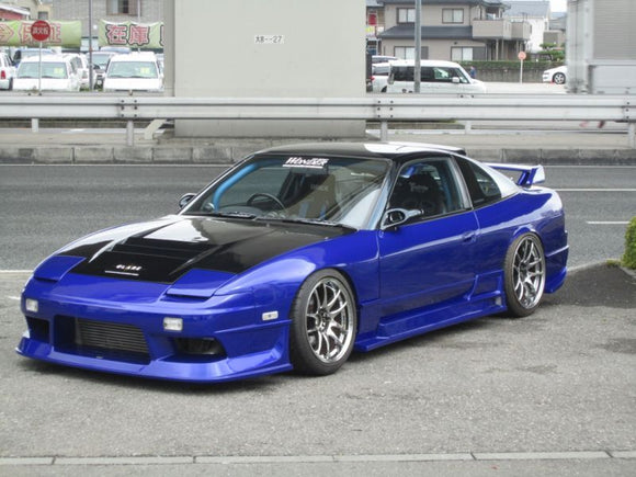 Aero Kit for S13 Hatchback, Front bumper, Side skirts, Rear bumper, Glare