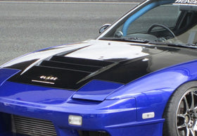 Triple Ducted Hood for S13 Hatchback, Glare