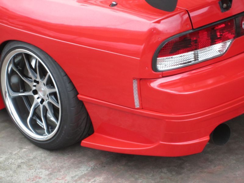 SD Rear Wide Fenders Rear for S13 Hatchback, 30mm or 50mm, Glare