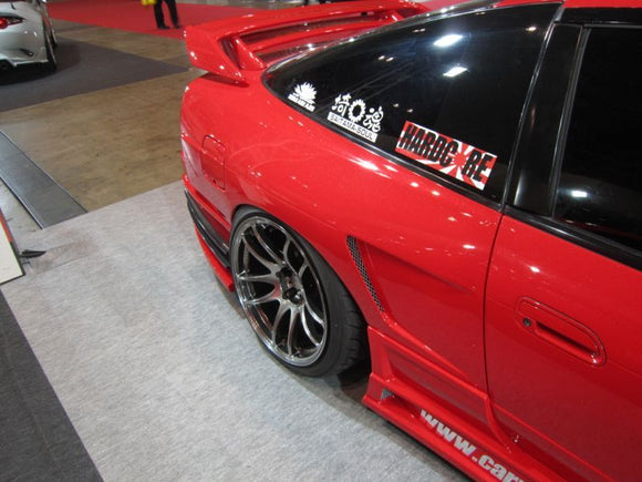 GT Rear Wide Fenders for S13 Hatchback, 30mm or 50mm, Rear, Glare