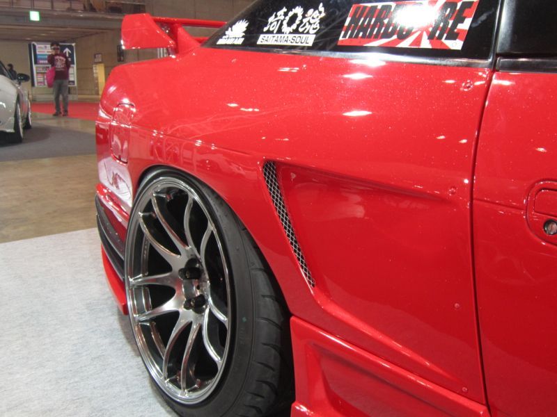 GT Rear Wide Fenders for S13 Hatchback, 30mm or 50mm, Rear, Glare
