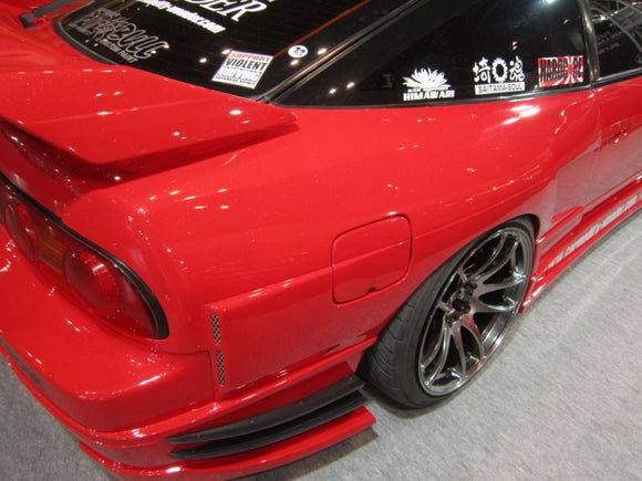 GT Rear Wide Fenders for S13 Hatchback, 30mm or 50mm, Rear, Glare
