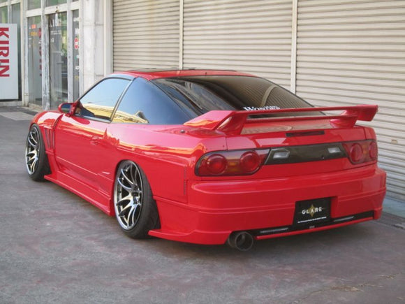 GT Rear Wide Fenders for S13 Hatchback, 30mm or 50mm, Rear, Glare