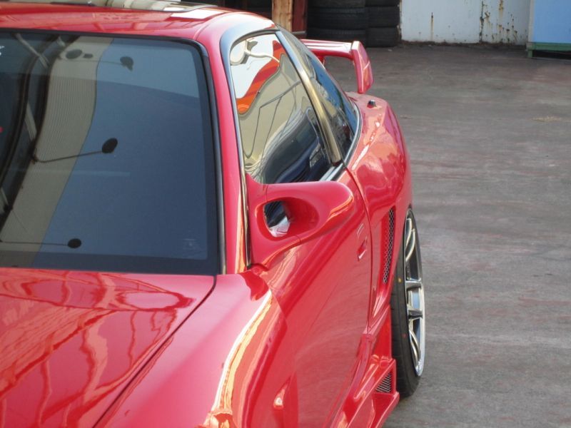 GT Rear Wide Fenders for S13 Hatchback, 30mm or 50mm, Rear, Glare