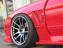 GT Front Wide Fenders for S13 Hatchback, 30mm or 50mm, Front, Glare-5
