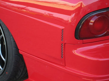 GT Rear Wide Fenders for S13 Hatchback, 30mm or 50mm, Rear, Glare