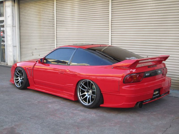 GT Rear Wide Fenders for S13 Hatchback, 30mm or 50mm, Rear, Glare