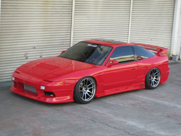 GT Rear Wide Fenders for S13 Hatchback, 30mm or 50mm, Rear, Glare