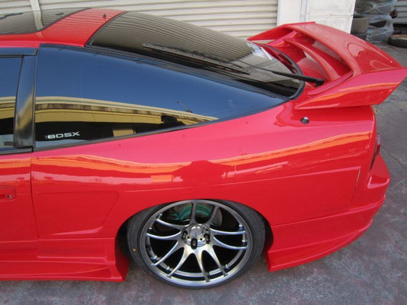 GT Rear Wide Fenders for S13 Hatchback, 30mm or 50mm, Rear, Glare