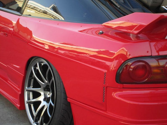 GT Rear Wide Fenders for S13 Hatchback, 30mm or 50mm, Rear, Glare