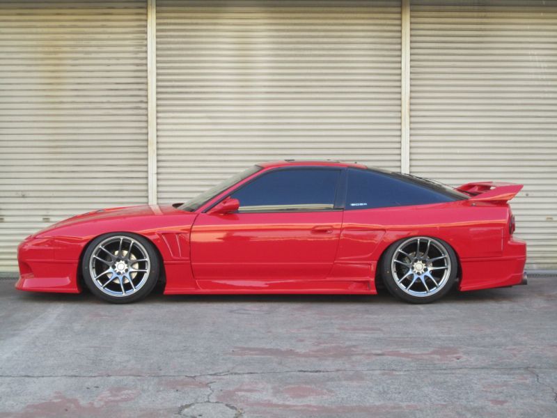 GT Rear Wide Fenders for S13 Hatchback, 30mm or 50mm, Rear, Glare