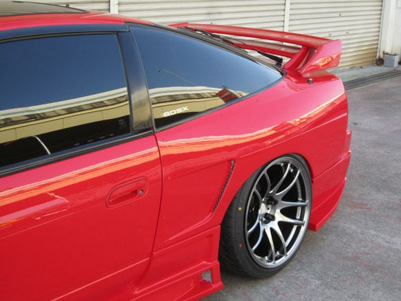 GT Rear Wide Fenders for S13 Hatchback, 30mm or 50mm, Rear, Glare