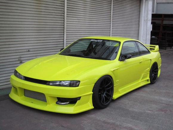 GT Wide Fender, Front for S14 Kouki, 30mm or 50mm Glare