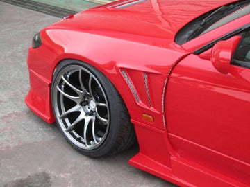 GT Wide Fender, Front for S15, 30mm or 50mm, Glare