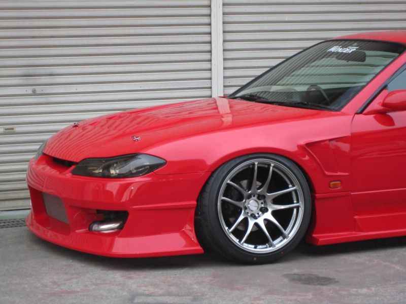 GT Wide Fender, Front for S15, 30mm or 50mm, Glare