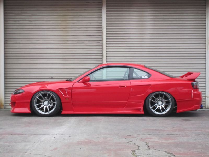 GT Rear Wide Fender for S15, 30mm or 50mm, Glare