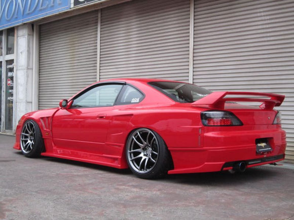 GT Rear Wide Fender for S15, 30mm or 50mm, Glare