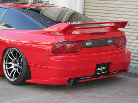 Twin-Blade Rear Wing for S13 Hatchback, Glare