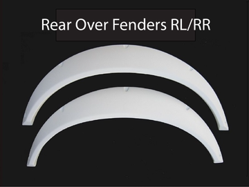 Over Fenders for S14 Zenki, Glare, FL/FR RL/RR, 30mm or 50mm - 0