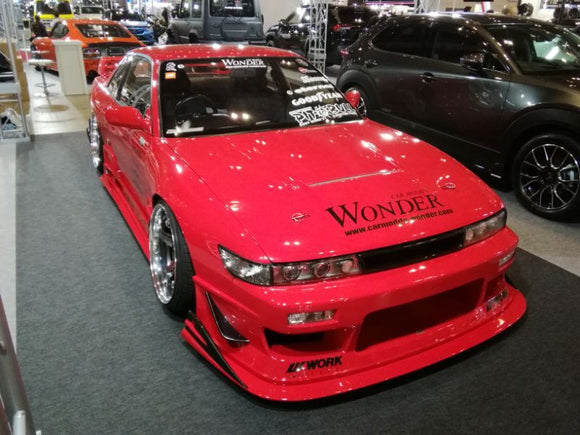 SD Front Wide Fenders Front for S13 Coupé, 30mm, Glare