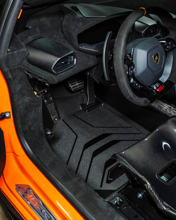 MF5 カーボン フロアマット Lamborghini Huracán STO カーボンフロア オプション装着車用 左ハンドル用