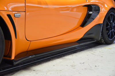 Side Skirts for Lotus Exige S2 (2004–2011) – Dry Carbon Prepreg by Kepla