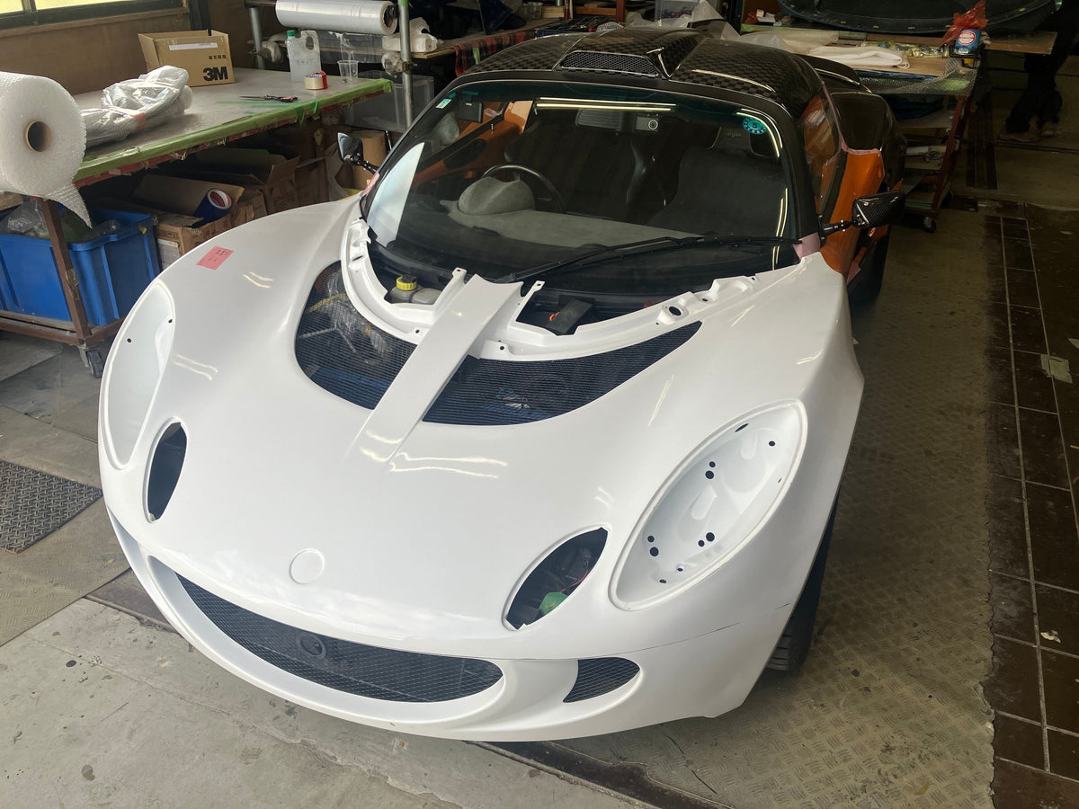 Lotus Exige S2 Front Clamshell FRP OE Style (2004–2009) | Kurumaya ...