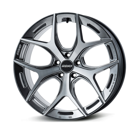 RAYS HOMURA 2x5FT wheel in Diamond Cut / Side Grace Silver (QAJ)