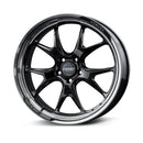RAYS HOMURA 2x5RA wheel in Glossy Black / Rim DMC (BAJ)