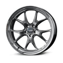 RAYS HOMURA 2x5RA wheel in Grace Silver / Rim DMC (QAJ)