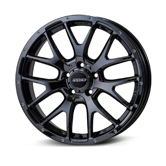 RAYS HOMURA 2x7FA wheel in Black Chrome Coating (YNL)