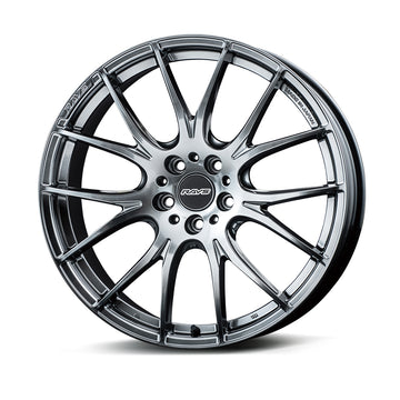 RAYS HOMURA 2x7 wheel in Grace Silver (GT)