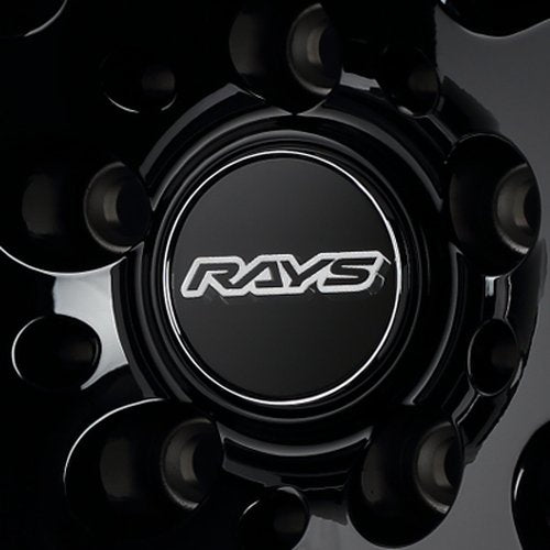 RAYS HOMURA 2X9 Plus – Glossy Black / Rim Edge DMC (BVK)
