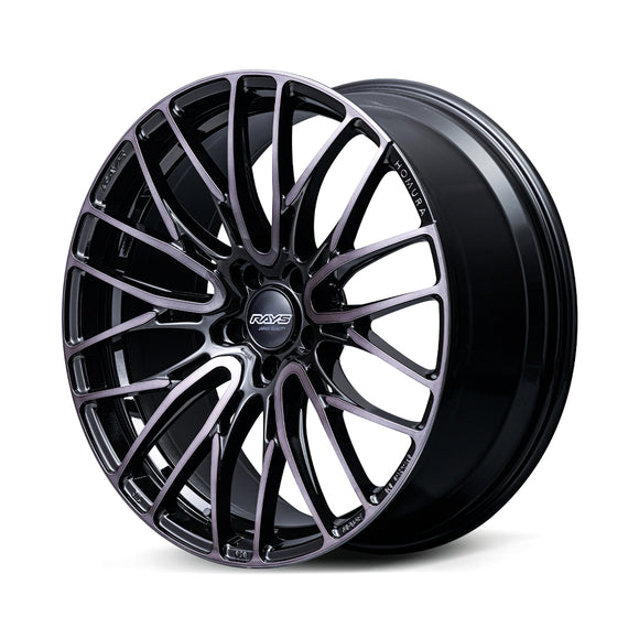 RAYS HOMURA 2x10BD BLACK CLEAR EDITION wheel in Glossy Black / Black Clear (BFJ)