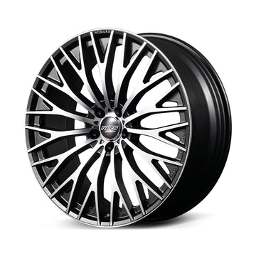 RAYS HOMURA 2x15R wheel in Semi Gloss DMC / Side Glass Black (6BJ)